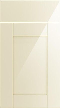 Wessex High Gloss Cream Kitchen Doors