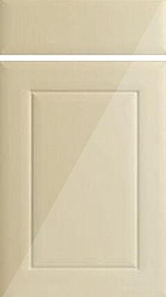 Ashford High Gloss Cream Kitchen Doors