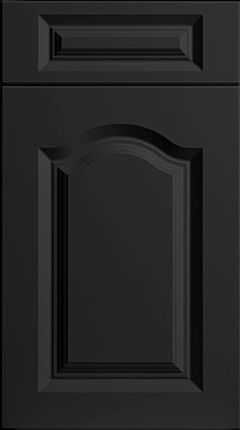 Canterbury Matt Black Kitchen Doors