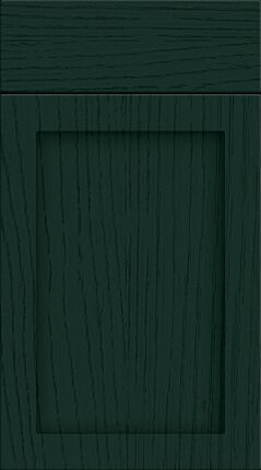 Oakham Paint Flow Matt Fir Green Kitchen Doors