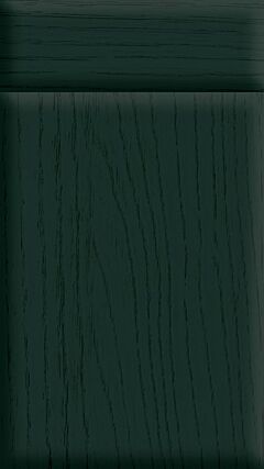 Lincoln Paint Flow Matt Fir Green Kitchen Doors