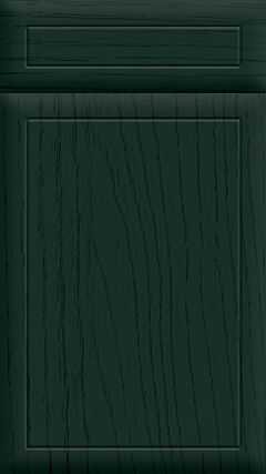 Euroline Paint Flow Matt Fir Green Kitchen Doors