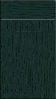 Shaker Paint Flow Matt Fir Green Kitchen Doors