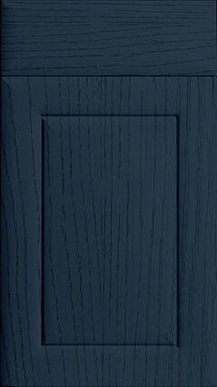 Ashford Paint Flow Matt Indigo Blue Kitchen Doors