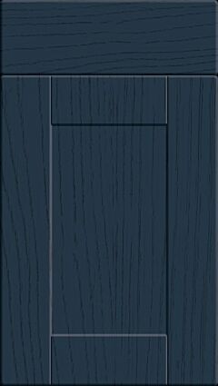 Shaker Paint Flow Matt Indigo Blue Kitchen Doors