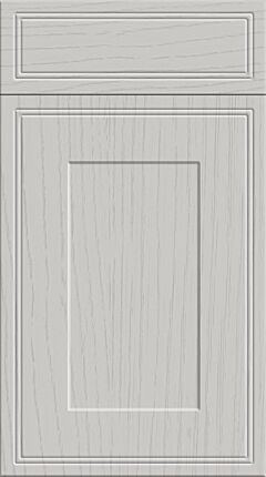 Tullymore Paint Flow Matt Light Grey Kitchen Doors