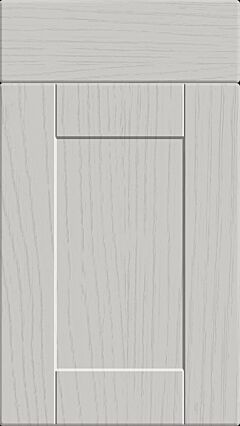 Shaker Paint Flow Matt Light Grey Kitchen Doors