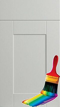 Shaker Paintable Vinyl Kitchen Doors