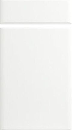 Pisa Satin White Kitchen Doors