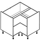 L Shape Corner Base Unit