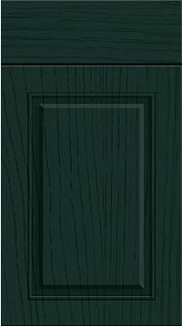 Carlton Paint Flow Matt Fir Green Kitchen Doors