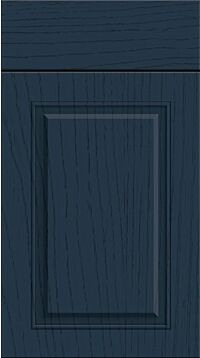 Carlton Paint Flow Matt Indigo Blue Kitchen Doors