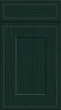 Tullymore Paint Flow Matt Fir Green Kitchen Doors