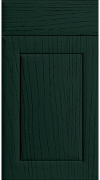 Ashford Paint Flow Matt Fir Green Kitchen Doors