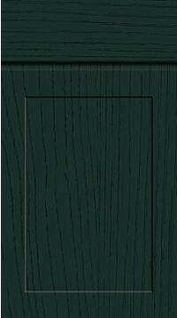 Elland Paint Flow Matt Fir Green Kitchen Doors