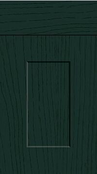 Carrick Paint Flow Matt Fir Green Kitchen Doors