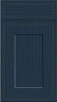 Tullymore Paint Flow Matt Indigo Blue Kitchen Doors