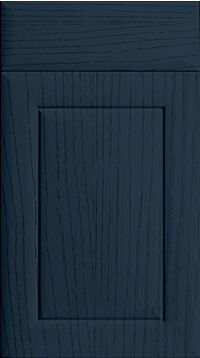 Ashford Paint Flow Matt Indigo Blue Kitchen Doors