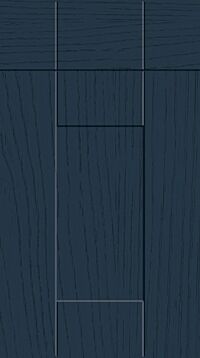 Warwick Paint Flow Matt Indigo Blue Kitchen Doors