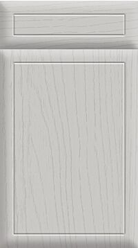 Euroline Paint Flow Matt Light Grey Kitchen Doors