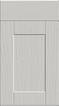 Shaker Paint Flow Matt Light Grey Kitchen Doors