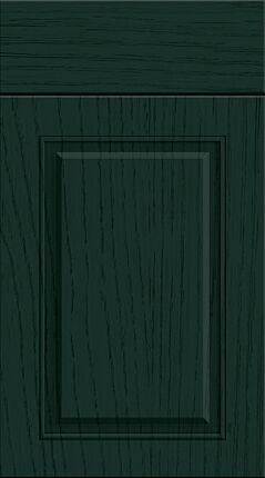 Carlton Paint Flow Matt Fir Green Kitchen Doors