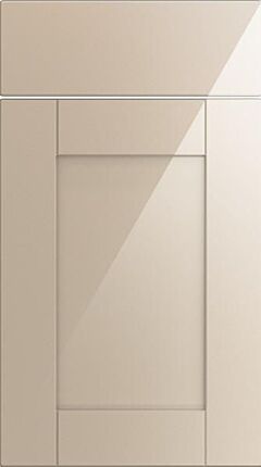 Wessex High Gloss Cappuccino Kitchen Doors