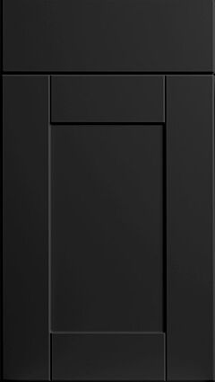 Shaker Matt Black Kitchen Doors