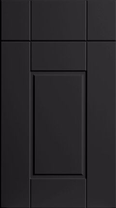 Surrey Matt Black Kitchen Doors