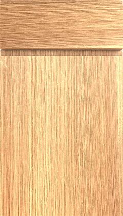 Handleless Montana Oak Kitchen Doors