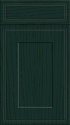 Tullymore Paint Flow Matt Fir Green Kitchen Doors