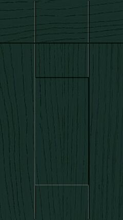 Warwick Paint Flow Matt Fir Green Kitchen Doors