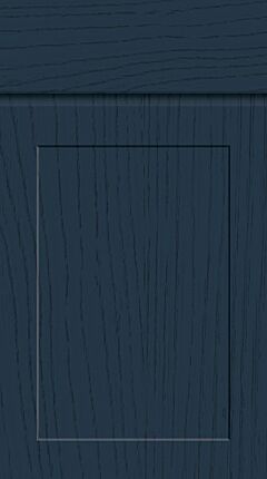 Elland Paint Flow Matt Indigo Blue Kitchen Doors