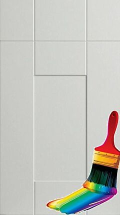 Warwick Paintable Vinyl Kitchen Doors