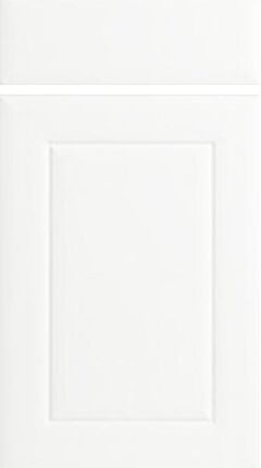 Ashford Satin White Kitchen Doors