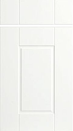 Surrey Satin White Kitchen Doors