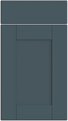 Shaker Matt Colonial Blue Kitchen Doors