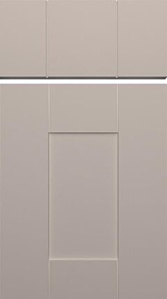 Buckingham Supermatt White Grey Kitchen Doors