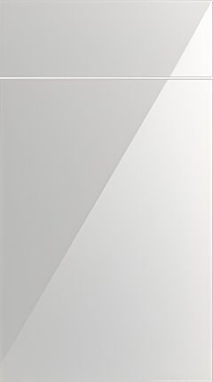 Durion Ultragloss Light Grey Kitchen Doors