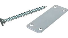 Steel joining plates and screws