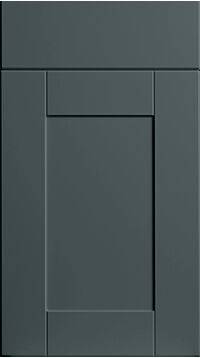 Shaker Matt Kombu Green Kitchen Doors