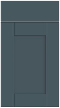 Shaker Matt Colonial Blue Kitchen Doors